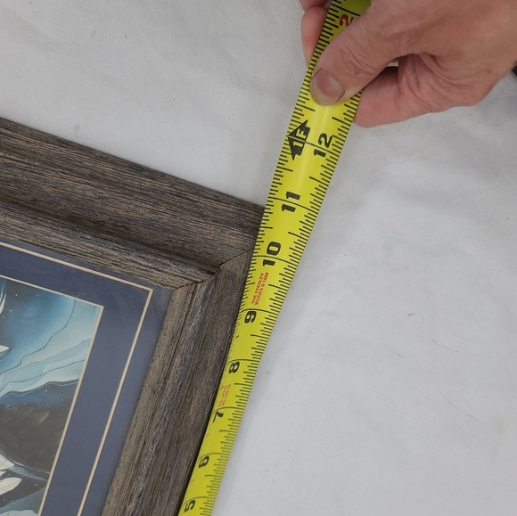 Bald eagle art with dreamcatcher signed by Jody Bergma in framed shadowbox - Picture 8 of 9